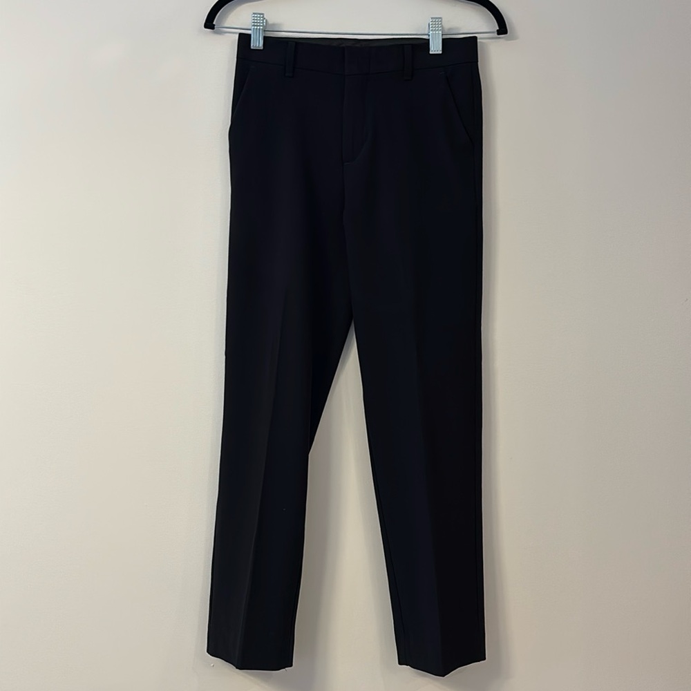 Calvin Klein girls black straight leg dress pants